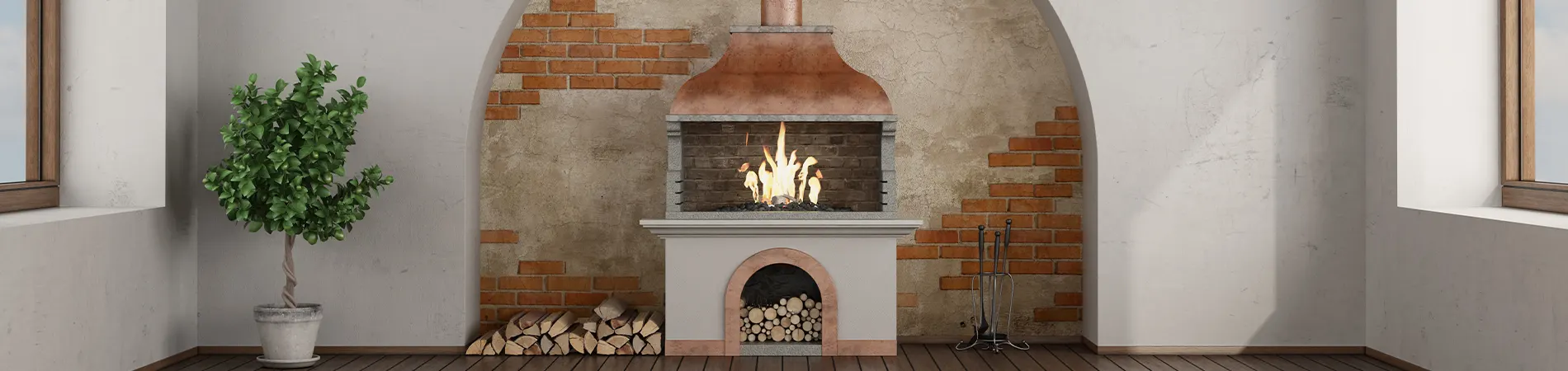Old Fireplace Redesign Orlando, Florida - Old Fireplace Redesign Contractor