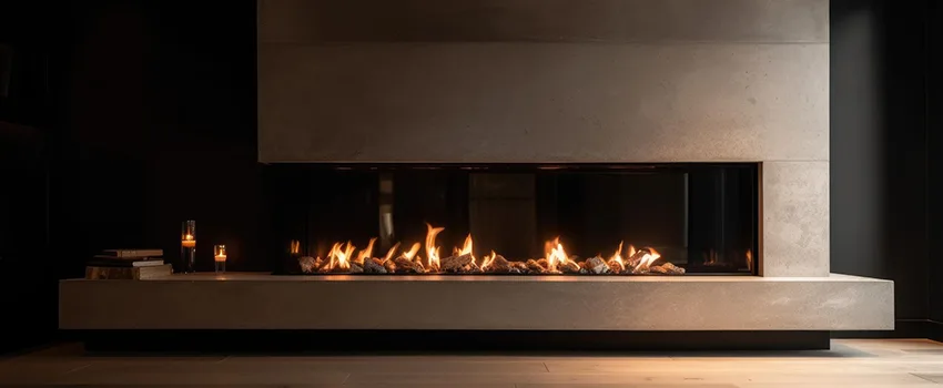 Gas Fireplace Ember Bed Design Services in Orlando, Florida